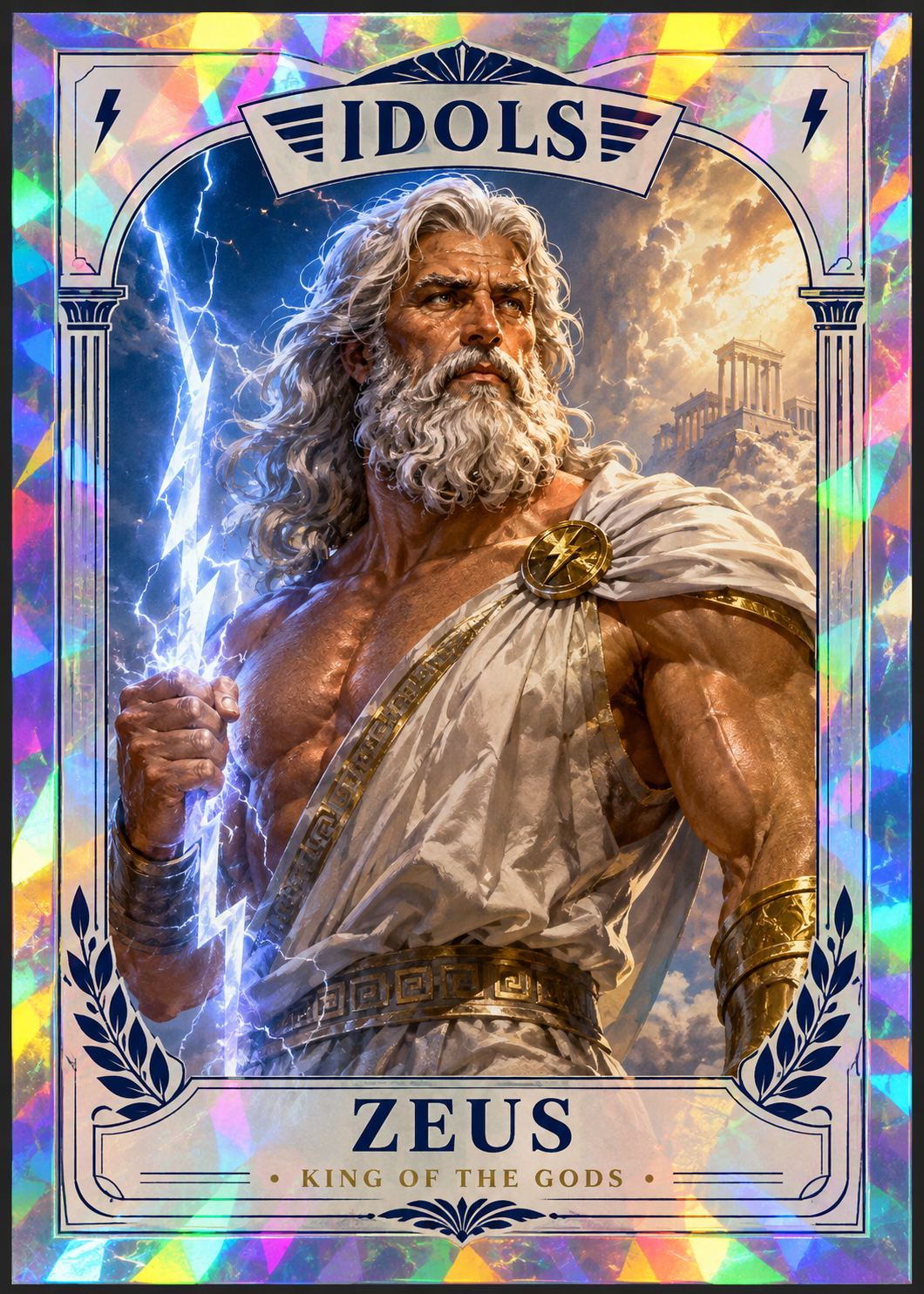 Zeus card artwork